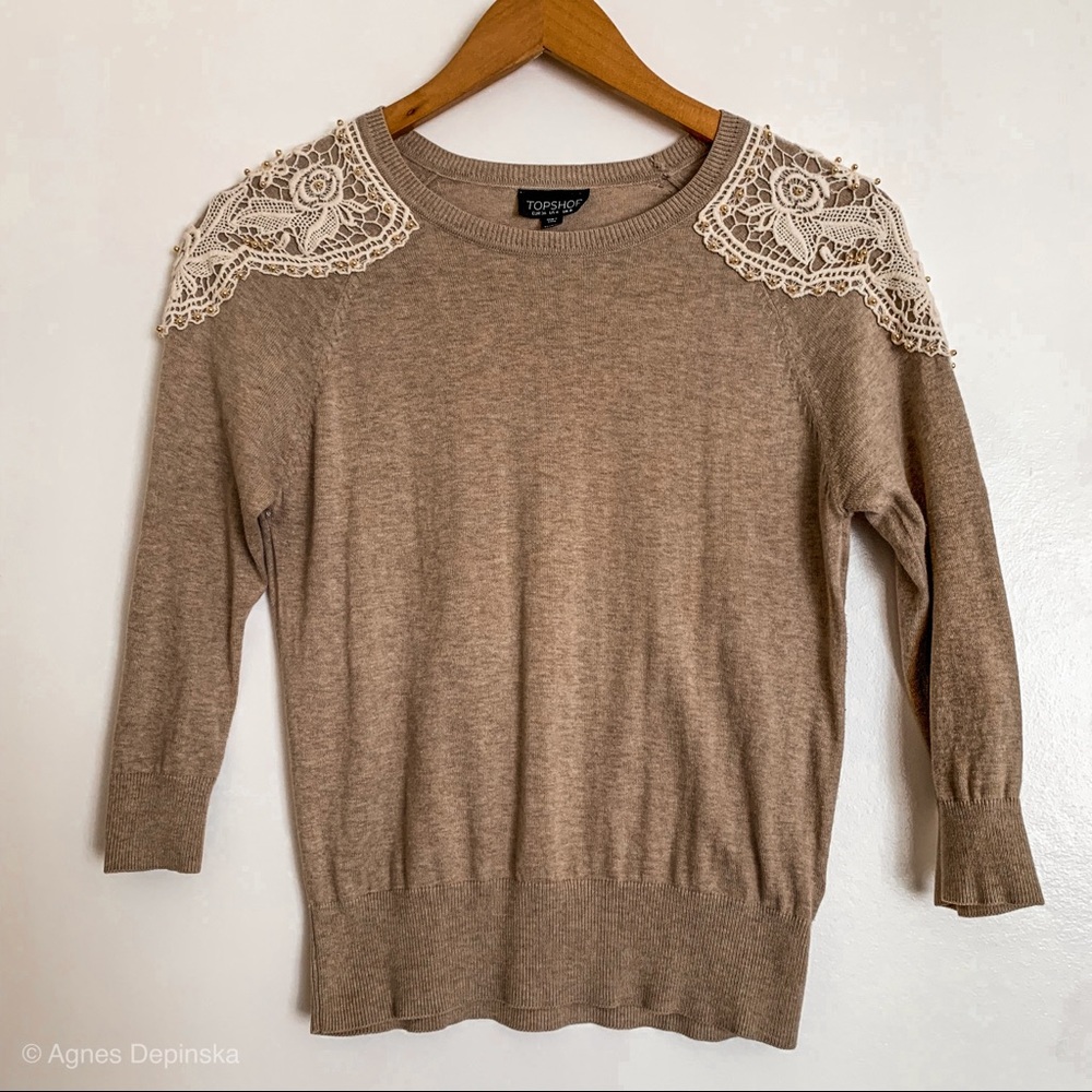 Embroidered boho style sweater Spring 2019